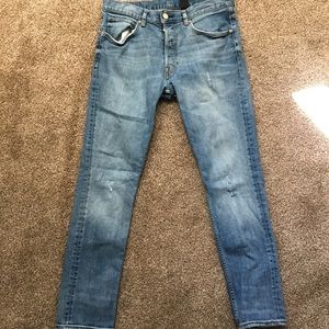 H&M slightly distressed jeans